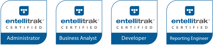 Tyler Technologies offers four certifications for Entellitrak